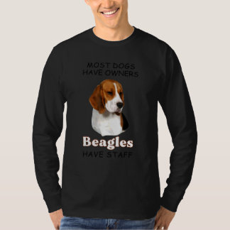 Camiseta La Mayoría De Los Perros Tienen Beagles Propietari
