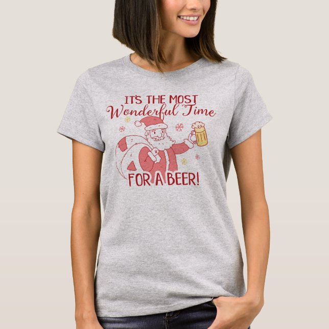 Camiseta La mayoría del tiempo maravilloso para el navidad (Anverso)