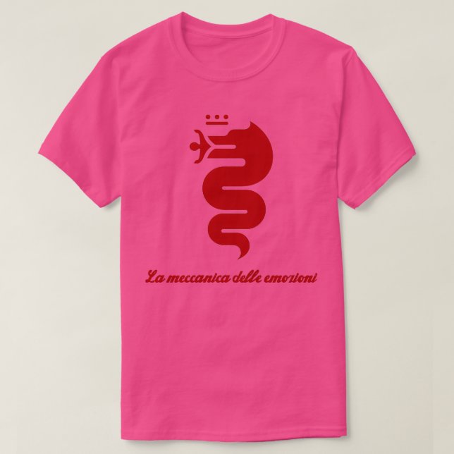 Camiseta La meccanica delle emozioni (Diseño del anverso)