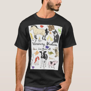 Camiseta La Medicina Veterinaria Los Ama A Todos