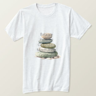 Camiseta La meditación equilibra la atención plena Yoga