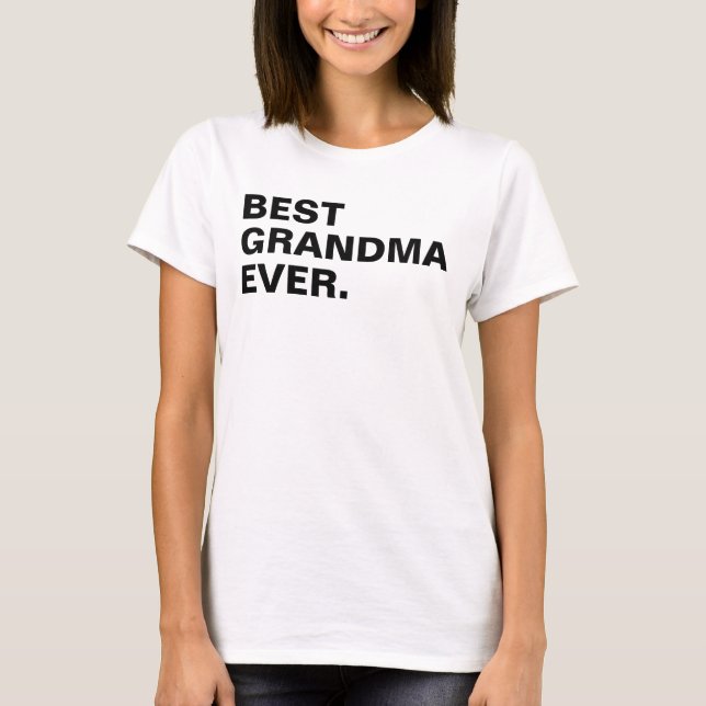CAMISETA LA MEJOR ABUELA (Anverso)