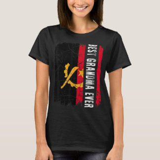 Camiseta La mejor abuela angoleña de todos los tiempos en A