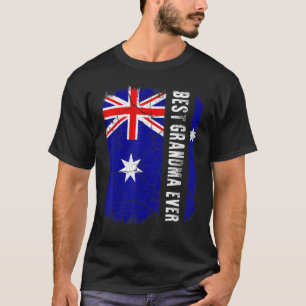 Camiseta La mejor abuela australiana jamás bandera de Austr