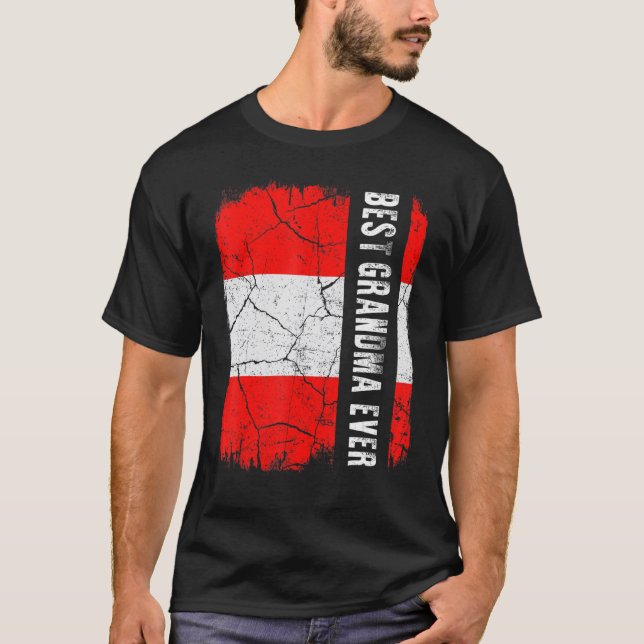 Camiseta La mejor abuela austriaca de toda Austria (Anverso)