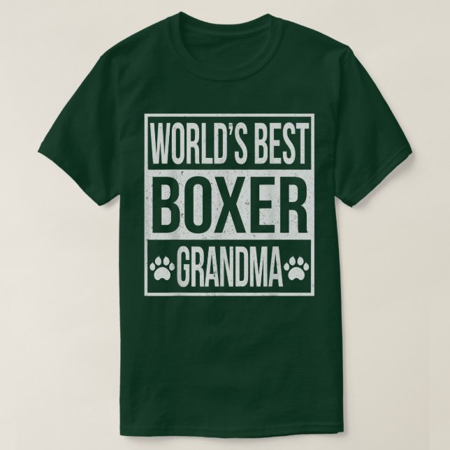 Camiseta La mejor abuela boer del mundo  (Diseño del anverso)