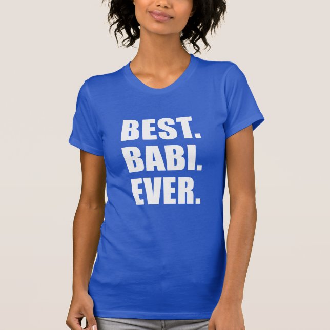 Camiseta La mejor abuela checa de Babi (Anverso)