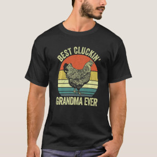 Camiseta La mejor abuela cluckin de hombres gallina f