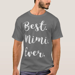 Camiseta La mejor abuela cursiva de amor familiar de Mimi