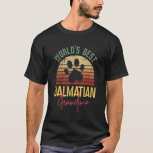 Camiseta La mejor abuela dálmata del mundo