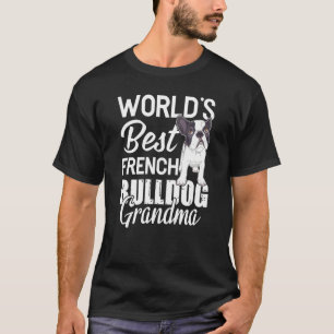 Camiseta La mejor abuela de Bulldog francés del mundo