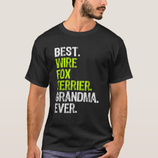 Camiseta La mejor abuela de Fox Terrier Perro Perro Lover