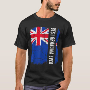 Camiseta La mejor abuela de Kiwi jamás la madre de bandera