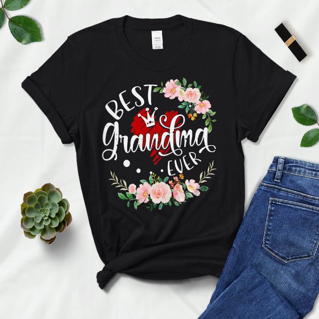 Camiseta La mejor abuela de la historia, la mujer Chica tee (Subido por el creador)