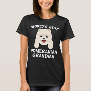 Camiseta La mejor abuela de Pomeranian del mundo