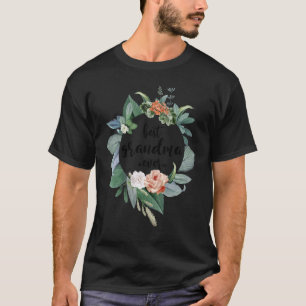 Camiseta La mejor abuela de todas las mujeres con decoració