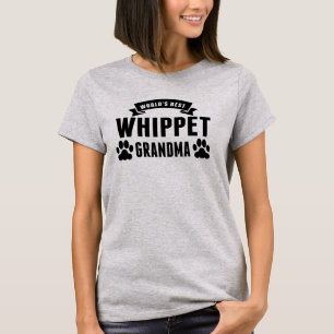 Camiseta La mejor abuela de Whippet del mundo