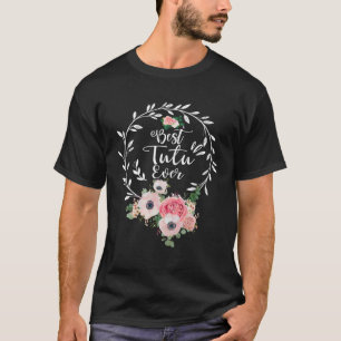 Camiseta La mejor abuela decoradora de flores de Tutu