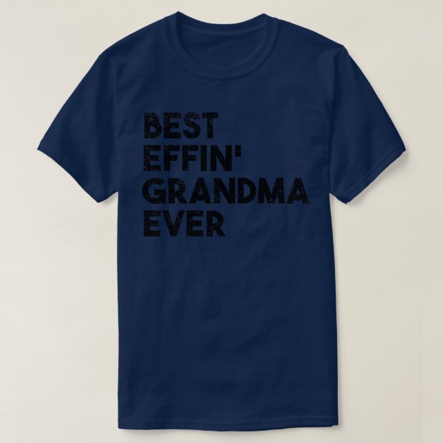 Camiseta La mejor abuela del Effin siempre graciosa M (Diseño del anverso)