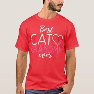 Camiseta La mejor abuela del gato jamás Kitty Cat Lover