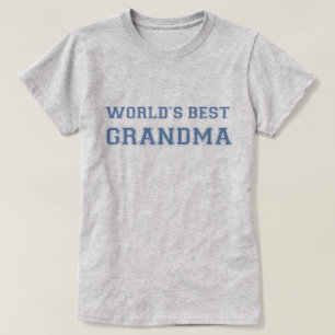 Camiseta La mejor abuela del mundo