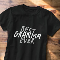 La Mejor Abuela del Mundo Moderno Grunge Negro y G