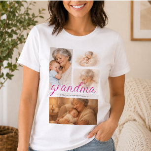 Camiseta La mejor abuela del mundo Moderno Personalizado 4