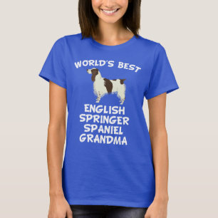 Camiseta La mejor abuela del perro de aguas del saltador