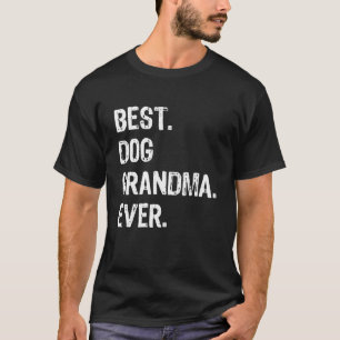 Camiseta La mejor abuela del perro es divertida