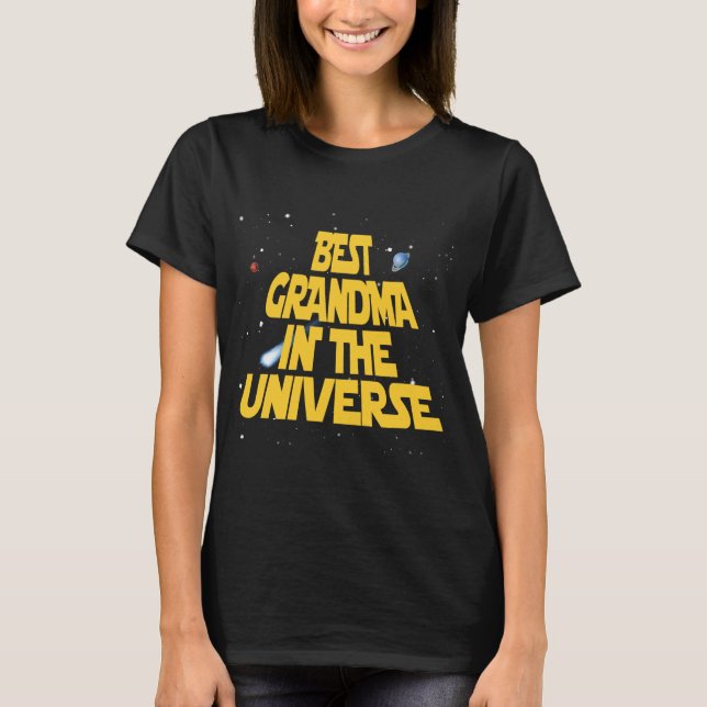 Camiseta La Mejor Abuela Del Universo (Anverso)