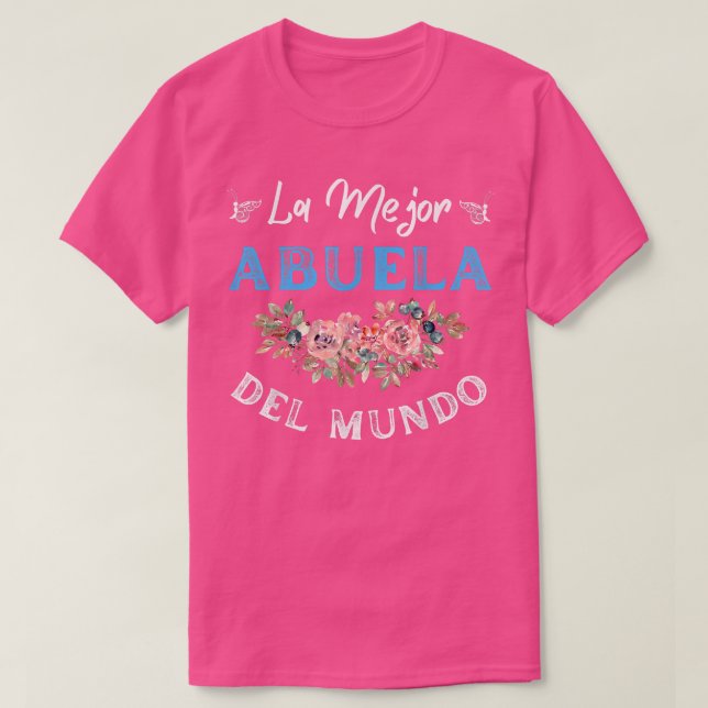 Camiseta La mejor abuela en el mundo regalo del Día de la M (Diseño del anverso)