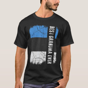 Camiseta La mejor abuela estonia jamás Estonia bandera del 