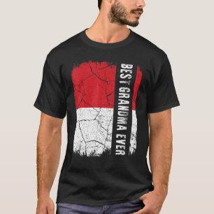 Camiseta La mejor abuela indonesia de todos los tiempos ban