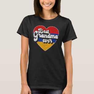 Camiseta La mejor abuela jamás Armenia Bandera la abuela ar