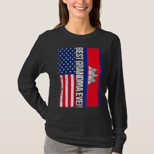 Camiseta La mejor abuela jamás retro estadounidense de Camb