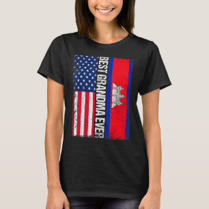 Camiseta La mejor abuela jamás retro estadounidense de Camb