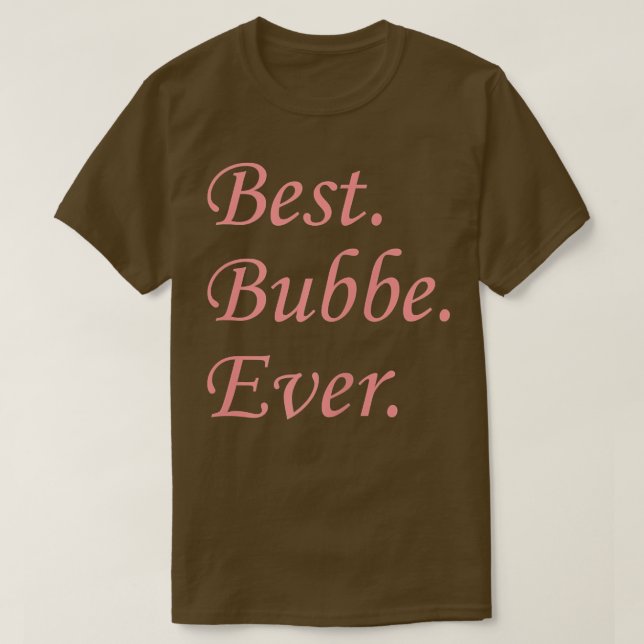 Camiseta La mejor abuela judía yiddish de todos los tiempos (Diseño del anverso)