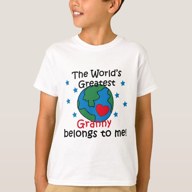 Camiseta La mejor abuela me pertenece (Anverso)