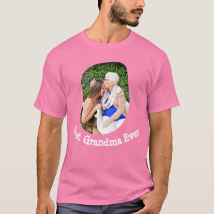 Camiseta La mejor abuela nunca sube tu foto familiar