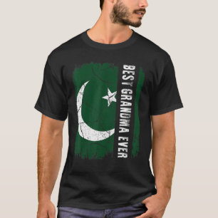 Camiseta La mejor abuela paquistaní de todos los tiempos en