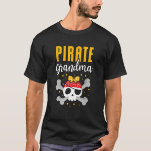 Camiseta La mejor abuela pirata del océano Caribe