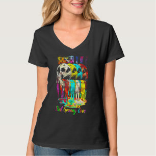 Camiseta La mejor abuela que haya estado atada al cráneo Dí
