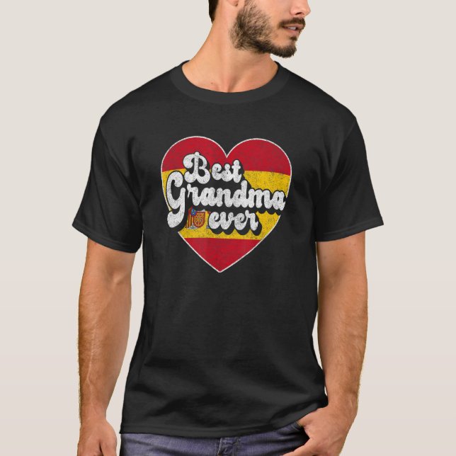 Camiseta La mejor abuela que haya estado en España (Anverso)