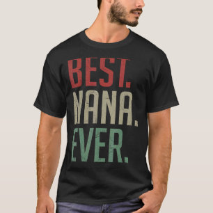 Camiseta La mejor abuela retro vintage de Nana