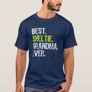 Camiseta La mejor abuela Sheltie Perro Perro Lover