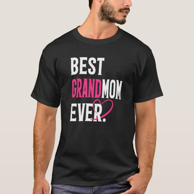 Camiseta La mejor abuela siempre graciosa abuela ama el D d (Anverso)