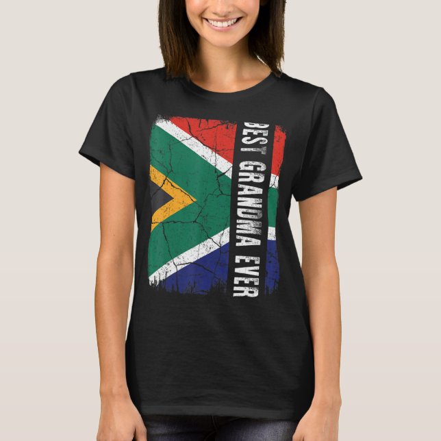 Camiseta La mejor abuela sudafricana que jamás haya sido ma (Anverso)