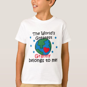 Camiseta La mejor abuelita pertenece a mí