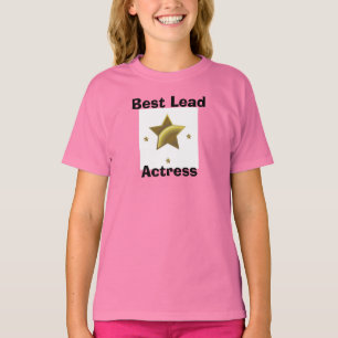 Camiseta La mejor actriz de la ventaja