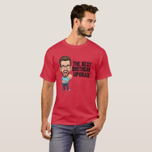 Camiseta La Mejor Actualización de Cumpleaños Papá con Gafa